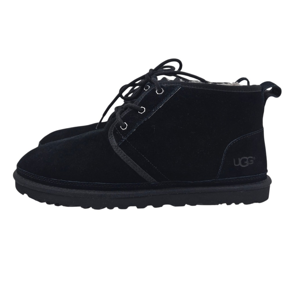 UGG Neumel Men's Size 13 Black Suede Chukka Lace Up Boots 3236 Excellent Cond
